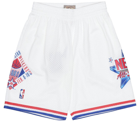 Mitchell & Ness Swingman 1991 SMSHEL18011-ASEWHIT91 Basketball Pants