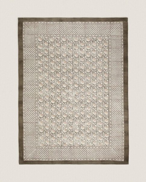 Block print rug