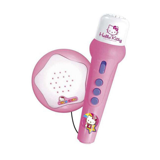 Детский микрофон Hello Kitty Розовая фуксия 3 штуки