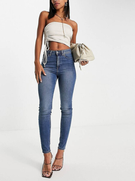 ASOS DESIGN ultimate skinny jeans in authentic mid blue 