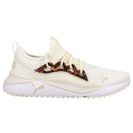 Puma Pacer Future Allure Tortoise Lace Up Womens Off White Sneakers Casual Shoe