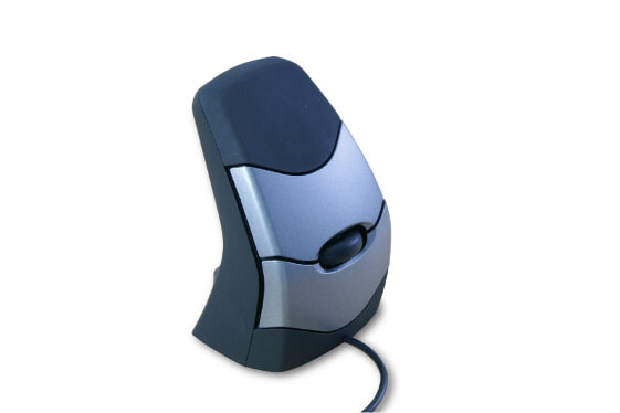 Bakker DXT Precision Mouse - Ambidextrous - USB Type-A - Black - Silver