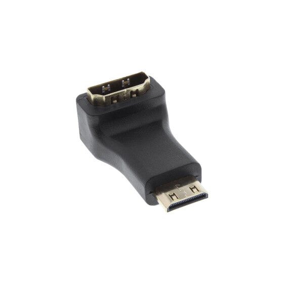 InLine HDMI Adapter Type A female / Type C male angled gold plated