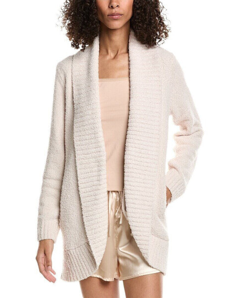 Barefoot Dreams Cozychic Chenille Cardi Women's Pink L