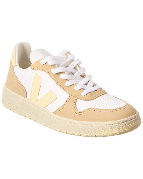 Veja V-10 Leather & Mesh Sneaker Women's