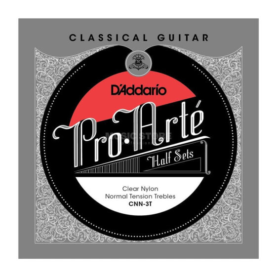 D'Addario Pro Arte Diskant Set CNN-3T Clear Nylon, Normal