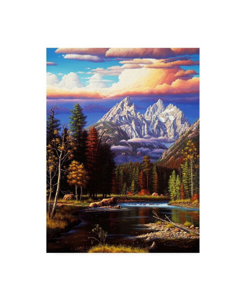R W Hedge Perfect Harmony Mountains Canvas Art - 15.5" x 21"