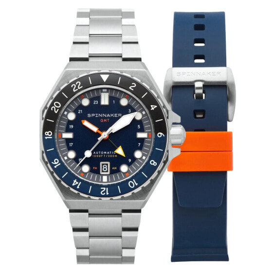 Наручные часы Gevril Men's Guggenheim Blue Leather Watch 40mm.