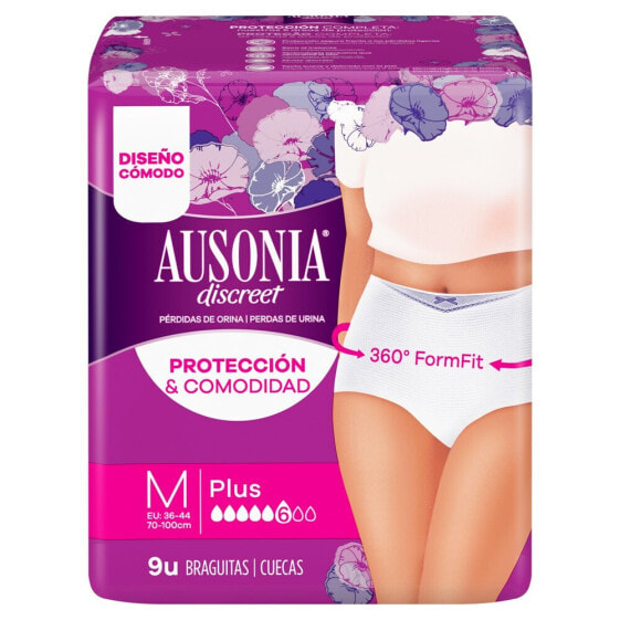 Женские гигиенические трусы Ausonia Discreet Pants Plus M 9 шт