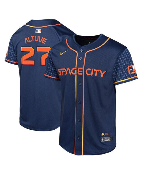 Nike Big Boys and Girls Jose Altuve Navy Houston Astros City Connect Limited Player Jersey