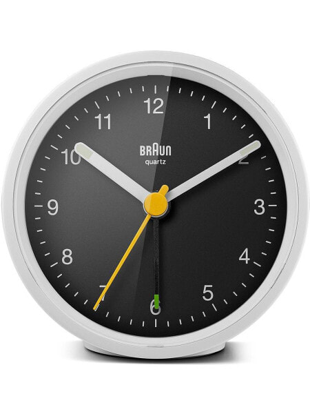 Часы будильник классические Braun BC12WB