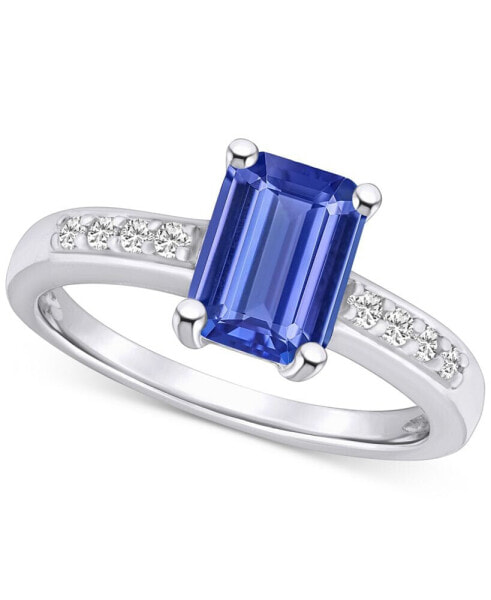 Tanzanite (1-5/8 ct. t.w.) & Diamond (1/8 ct. t.w.) in 14k Gold