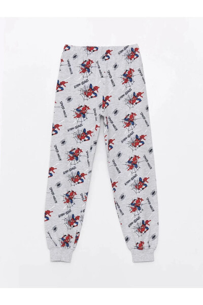 LCW Kids Beli Lastikli Spiderman Baskılı Erkek Çocuk Pijama Alt