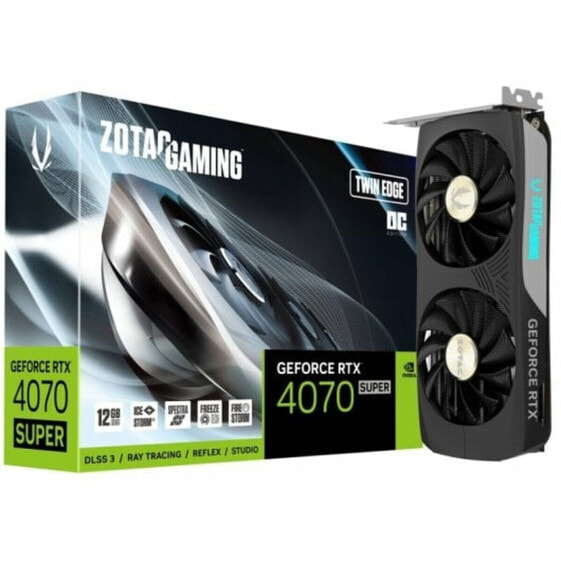 Графическая карта Zotac Gaming GeForce RTX 4070 SUPER Twin Edge OC GEFORCE RTX 4070 12 GB GDDR6