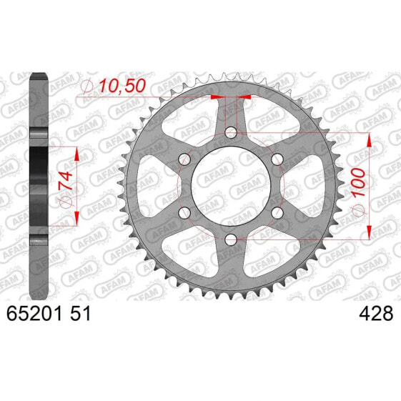 AFAM 65201 Rear Sprocket