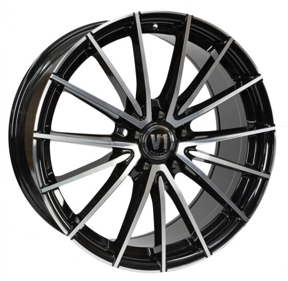 V1 Wheels V2 schwarz hochglanzpoliert 8.5x19 ET35 - LK5/112 ML66.6