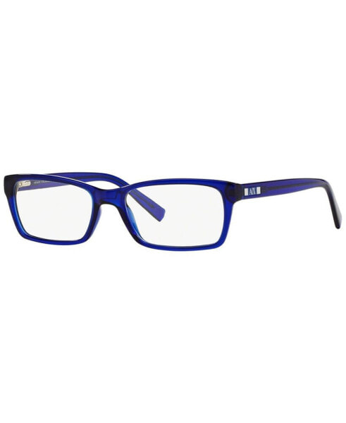 Armani Exchange AX3007 Men's Rectangle Eyeglasses