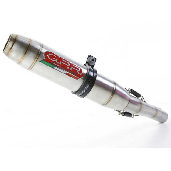 GPR EXHAUST SYSTEMS Deeptone Inox Svartpilen 401 18-19 Euro 4 CAT homologated slip on muffler