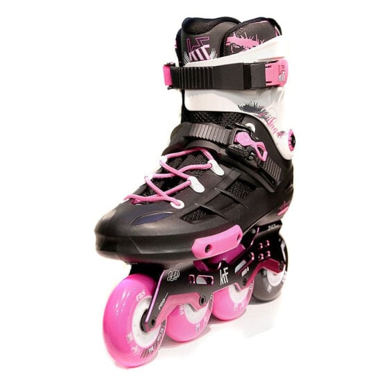 Коньки роликовые KRF FRS Angel Inline Skates розовые/белые 4 × 80