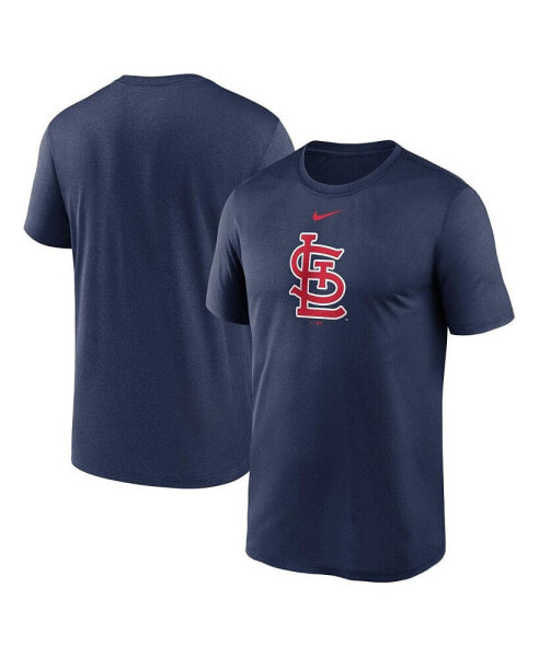 Men's Navy St. Louis Cardinals Legend Fuse Large Logo Performance T-shirt