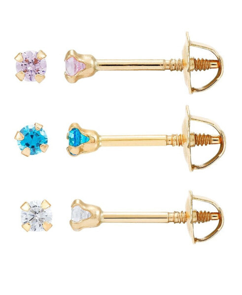 Серьги Macy's Zirconia Stud