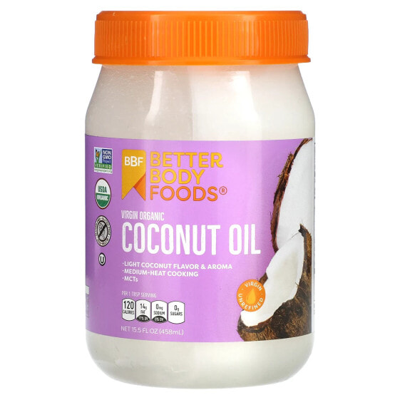 Virgin Organic Coconut Oil, 15.5 fl oz (458 ml)