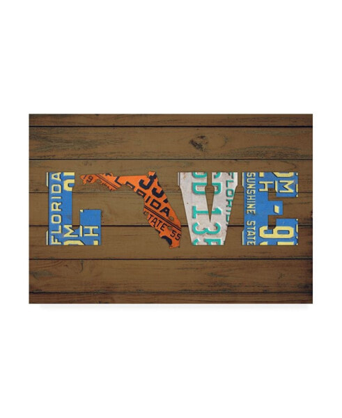 Design Turnpike FL State Love Canvas Art - 19.5" x 26"