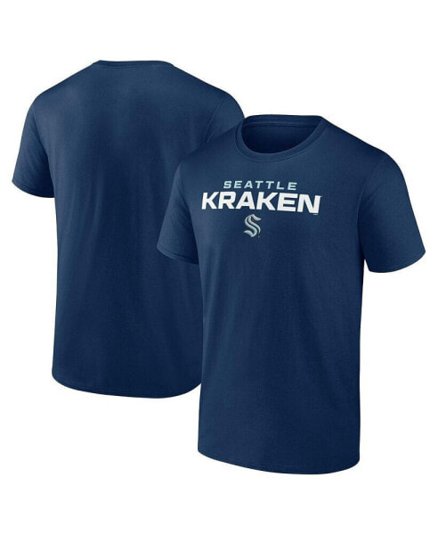 Men's Deep Sea Blue Seattle Kraken Barnburner T-shirt