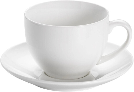 Tasse und Untertasse White Basic Round