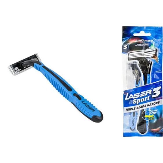 LASER Set of 3 Sport3 Razors