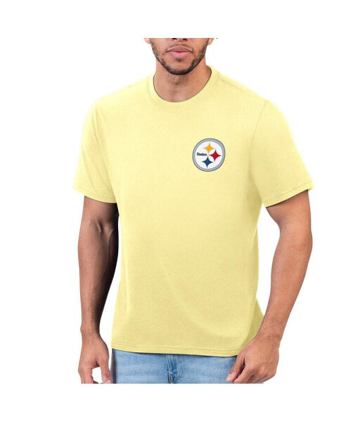 Men's Yellow Pittsburgh Steelers T-shirt