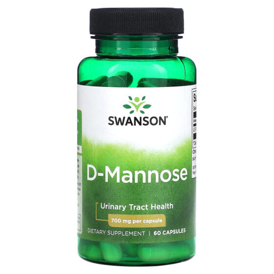D-Mannose, 700 mg, 60 Capsules