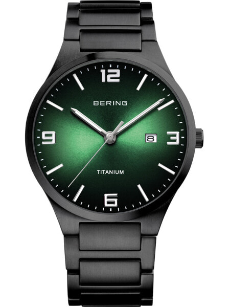 Часы Bering Titanium 40mm 5ATM Men's Watch