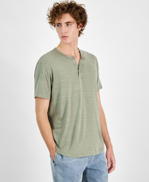 Men's Short-Sleeve Henley Shirt