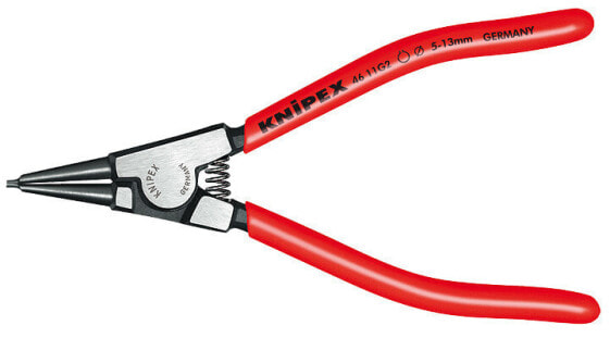 KNIPEX 46 11 G2 - Circlip Pliers - Chromium-vanadium steel - Plastic - Red - 140 mm - 85 g