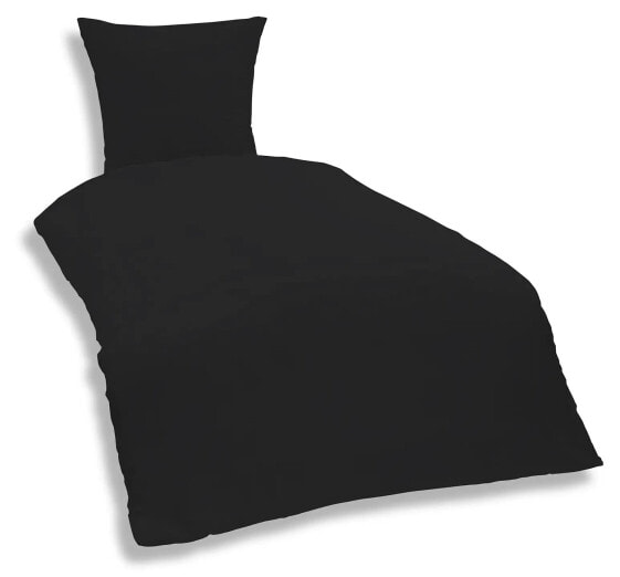 Комплект постельного белья One-Home Uni черный 135 x 200 см