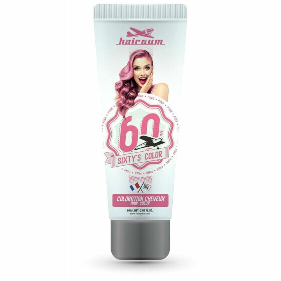 Полуперманентное окрашивание Hairgum Sixty's Color Розовый (60 ml)