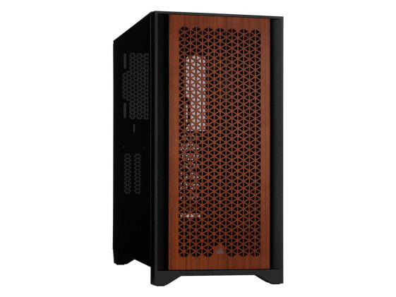 CORSAIR 4000D AIRFLOW Tempered Glass Mid-Tower ATX Case, Black/Teak, CC-9900020-