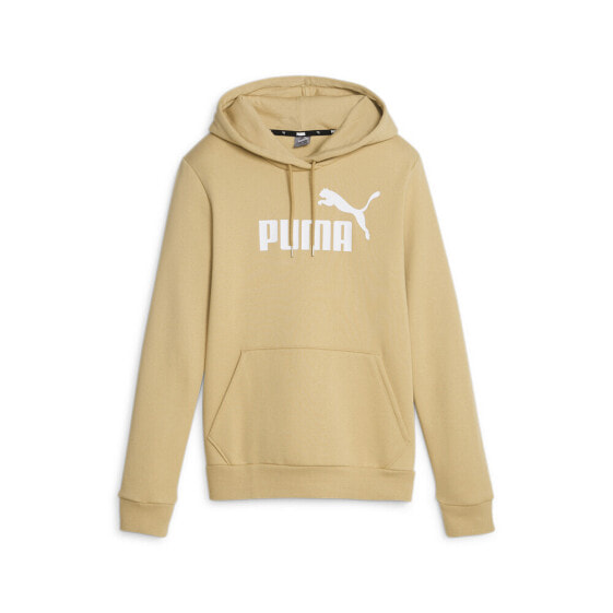 Puma Essentials Logo Pullover Hoodie Womens Beige Casual Outerwear 58678984