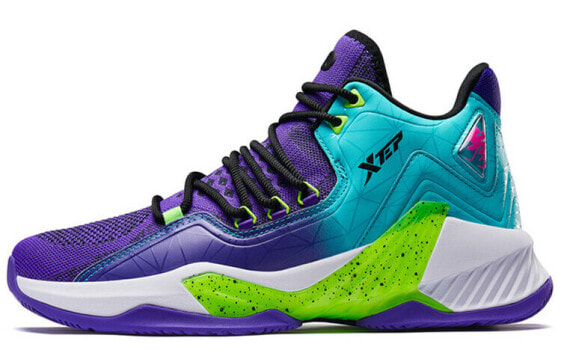 Кроссовки баскетбольные Nike 981319121218 пурпурные 3 для мужчин
