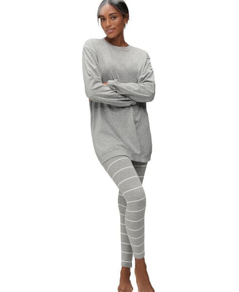 Plus Size 2-Piece Tunic & Legging PJ Set