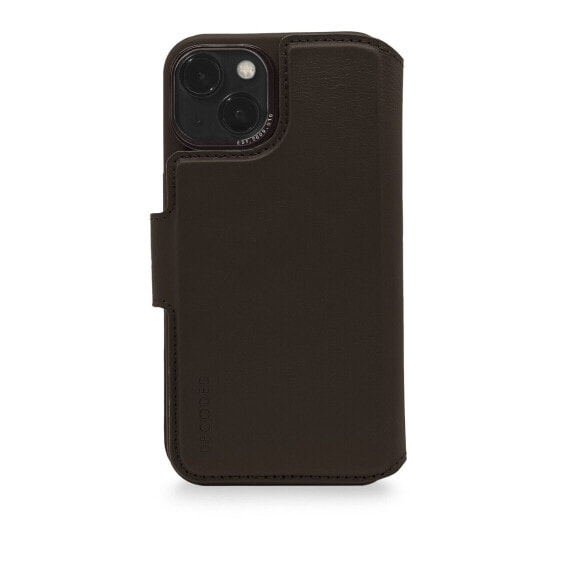 Чехол для смартфона Decoded Leder Wallet для iPhone 14 Plus, коричневый, iPhone 14 Plus