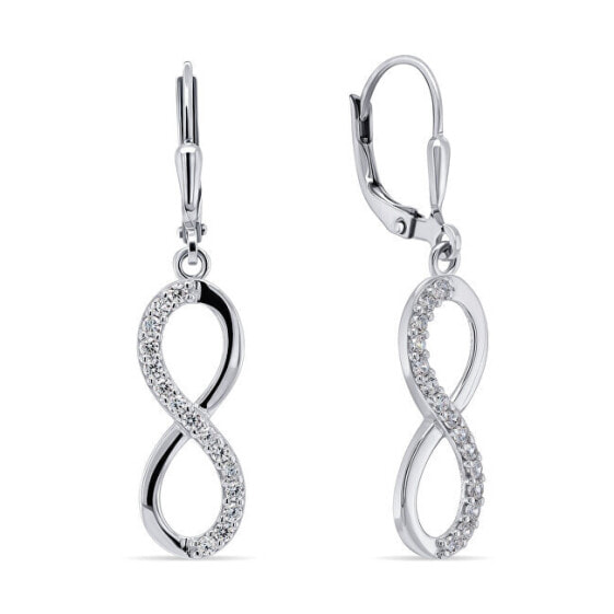 Fashion silver Infinity EA272W earrings