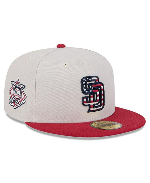 Men's Red San Diego Padres 2024 Fourth of July 59FIFTY Fitted Hat