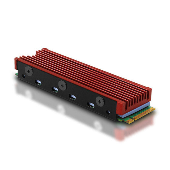 AXAGON CLR-M2 - Heatsink/Radiatior - Black - Red