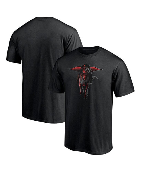 Men's Black Texas Tech Red Raiders Team Midnight Mascot T-shirt