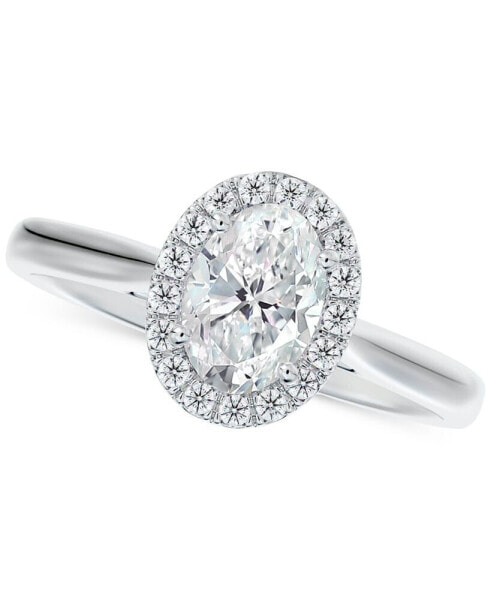 Кольцо De Beers Forevermark Oval Halo Engagement 5/8 ct.