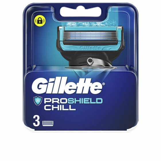 Сменные лезвия для бритья Gillette Fusion Proshield Chill 3 Предметы