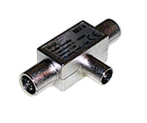 E&P BKV 6 - Cable splitter - 75 ? - Silver - coax F - 2 x coax M