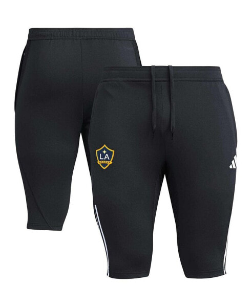 Men's Black LA Galaxy 2023 On-Field Training AEROREADY Half Pants